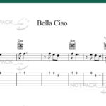 نت گیتار بلاچاو Bella Ciao