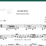 نت ویولن ببار ای بارون شجریان