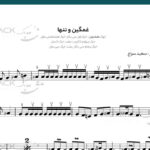 نت سنتور غمگین و تنها از مهستی