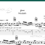 نت گیتار مسلخ از محسن چاوشی