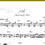 نت آرام من از محمد معتمدی برای کیبورد