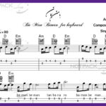 نت گیتار با من بمان از سارا نائینی