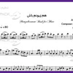 نت فلوت همزبونم باش از حمیرا