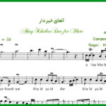نت فلوت آهای خبردار از همایون شجریان