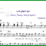 نت کیبورد مرد تنهای شب از حبیب