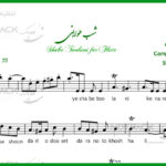 نت فلوت شب طولانی از علی مولایی