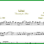 نت فلوت تماشا از شادمهر عقیلی