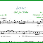 نت ویولن سیب از سیمین غانم