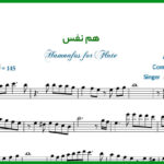 نت فلوت هم نفس مرتضی پاشایی