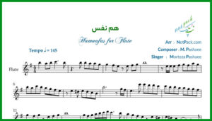 نت فلوت هم نفس مرتضی پاشایی