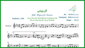 نت سنتور گل رویایی از امید