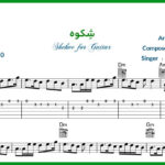 نت شکوه برای گیتار از محسن نامجو