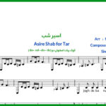 نت اسیر شب فرهاد برای تار