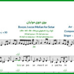 نت سه تار بوی جوی مولیان مرضیه و بنان