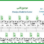 نت گیتار موجوع قلبی از راغب