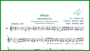 نت تار تکیه گاه از شادمهر عقیلی