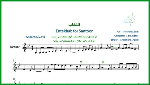 نت سنتور انتخاب از شادمهر عقیلی