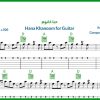 نت گیتار حنا خانوم از ابی