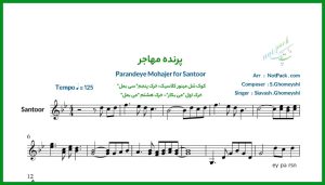 نت سنتور پرنده مهاجر سیاوش قمیشی