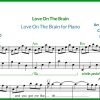 نت Love on the Brain از Rihanna برای پیانو