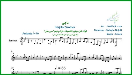 نت سنتور ناجی معین-امان امان از دل من