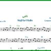 نت ویولن ناجی معین-امان امان از دل من