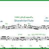 نت فلوت شانه/ بر گیسویت ای جان از ویگن