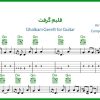 نت گیتار ﻗﻠﺒﻢ ﮔﺮﻓﺖ از هایده
