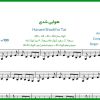 نت تار هوایی شدی از محسن یگانه