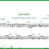 نت ویولن شازده خانم از ستار