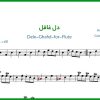 نت فلوت دل غافل از مرضیه