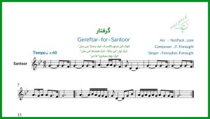 نت سنتور گرفتار از فریدون فروغی