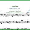 نت سه تار گلهای اطلسی از علیرضا افتخاری