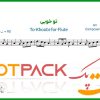 نت فلوت تو خوبی از معین