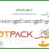 نت فلوت از تنهایی گریه مکن سالار عقیلی