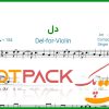 نت ویولن دل علیرضا طلیسچی