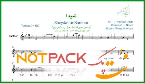 نت سنتور شیدا علیرضا قربانی