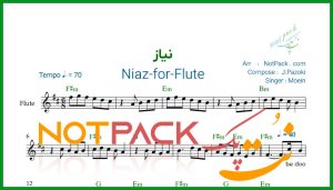 نت فلوت نیاز معین/نیازو تو خودم کشتم