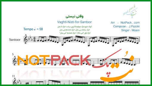 نت سنتور وقتی نیستی معین