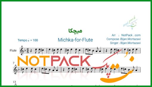 نت فلوت میچکا بیژن مرتضوی