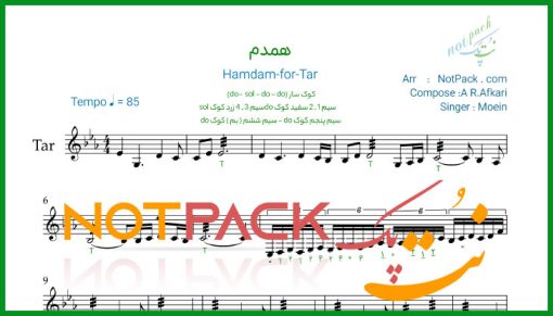 نت تار همدم از معین