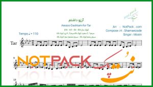 نت تار آرزو داشتم از معین