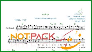 نت کیبورد مرد قبیله از عارف