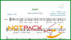 نت فلوت هنوزم مرتضی پاشایی