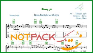 نت گیتار در بسته از ویگن