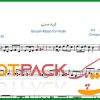 نت ویولن گریه مستی از ابی